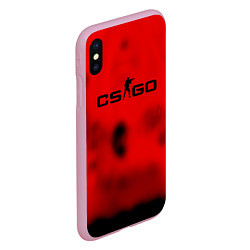 Чехол iPhone XS Max матовый Counter Strike online, цвет: 3D-розовый — фото 2