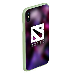 Чехол iPhone XS Max матовый Dota 2 valve, цвет: 3D-салатовый — фото 2