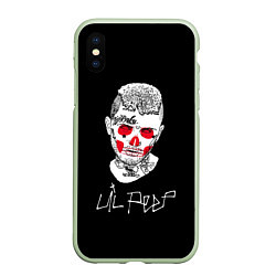 Чехол iPhone XS Max матовый Lil Peep idol 2023, цвет: 3D-салатовый