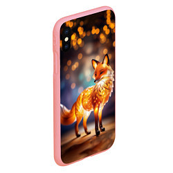 Чехол iPhone XS Max матовый Декоративная оранжевая статуэтка лисы, цвет: 3D-баблгам — фото 2