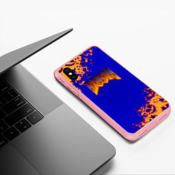 Чехол iPhone XS Max матовый Doom x marshmallow, цвет: 3D-баблгам — фото 2