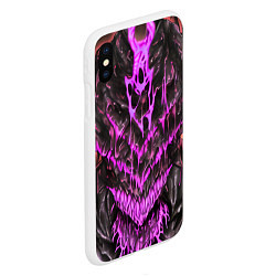 Чехол iPhone XS Max матовый Pink slime, цвет: 3D-белый — фото 2