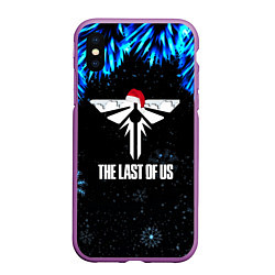 Чехол iPhone XS Max матовый The last of us happy winter, цвет: 3D-фиолетовый