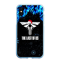 Чехол iPhone XS Max матовый The last of us happy winter, цвет: 3D-голубой