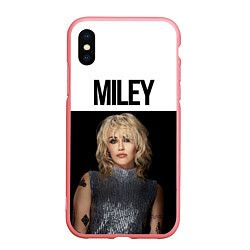 Чехол iPhone XS Max матовый Miley Cyrus, цвет: 3D-баблгам