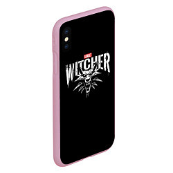 Чехол iPhone XS Max матовый Geralt the Witcher, цвет: 3D-розовый — фото 2