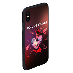 Чехол iPhone XS Max матовый Hackney diamonds - Rolling Stones, цвет: 3D-черный — фото 2