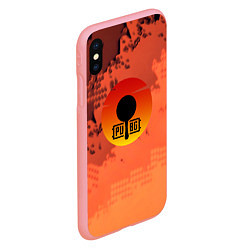 Чехол iPhone XS Max матовый PUBG game orange, цвет: 3D-баблгам — фото 2