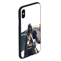 Чехол iPhone XS Max матовый Французская революция Assassins, цвет: 3D-черный — фото 2