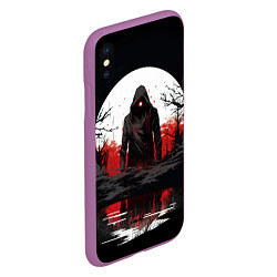 Чехол iPhone XS Max матовый Stalker 2 ghost, цвет: 3D-фиолетовый — фото 2