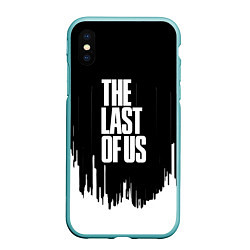 Чехол iPhone XS Max матовый The last of us текстура, цвет: 3D-мятный