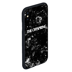 Чехол iPhone XS Max матовый The Offspring black ice, цвет: 3D-черный — фото 2