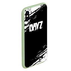 Чехол iPhone XS Max матовый Dayz текстура краски, цвет: 3D-салатовый — фото 2