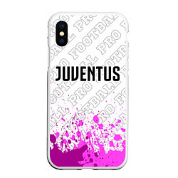 Чехол iPhone XS Max матовый Juventus pro football посередине