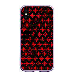 Чехол iPhone XS Max матовый Farcry текстура юбисофт гейм, цвет: 3D-светло-сиреневый