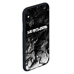 Чехол iPhone XS Max матовый Die Antwoord black graphite, цвет: 3D-черный — фото 2