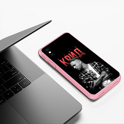 Чехол iPhone XS Max матовый Певец - Егор Крид, цвет: 3D-баблгам — фото 2