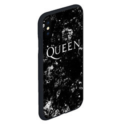 Чехол iPhone XS Max матовый Queen black ice, цвет: 3D-черный — фото 2