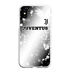 Чехол iPhone XS Max матовый Juventus sport на светлом фоне посередине