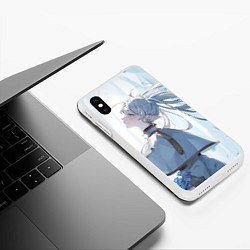 Чехол iPhone XS Max матовый Sousou no Frieren Фрирен beautiful, цвет: 3D-белый — фото 2