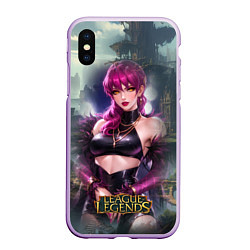 Чехол iPhone XS Max матовый League Of Legends Akali Kda