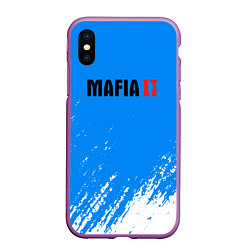 Чехол iPhone XS Max матовый Mafia мафия, цвет: 3D-фиолетовый