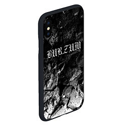Чехол iPhone XS Max матовый Burzum black graphite, цвет: 3D-черный — фото 2