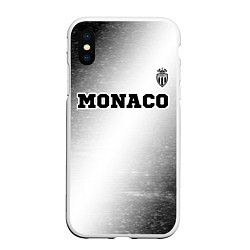 Чехол iPhone XS Max матовый Monaco sport на светлом фоне посередине