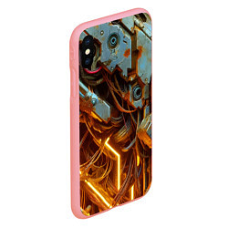 Чехол iPhone XS Max матовый Cyber armor - ai art, цвет: 3D-баблгам — фото 2