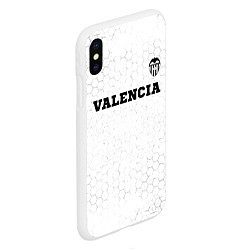 Чехол iPhone XS Max матовый Valencia sport на светлом фоне посередине, цвет: 3D-белый — фото 2