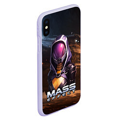 Чехол iPhone XS Max матовый Mass Effect ТалиЗора аватар, цвет: 3D-светло-сиреневый — фото 2