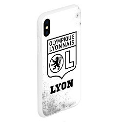 Чехол iPhone XS Max матовый Lyon sport на светлом фоне, цвет: 3D-белый — фото 2