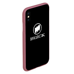 Чехол iPhone XS Max матовый Buick avto, цвет: 3D-малиновый — фото 2