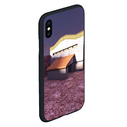 Чехол iPhone XS Max матовый Counter Strike 1 6 de nuke, цвет: 3D-черный — фото 2