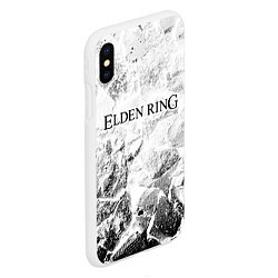 Чехол iPhone XS Max матовый Elden Ring white graphite, цвет: 3D-белый — фото 2