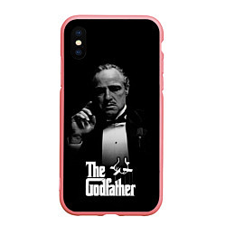 Чехол iPhone XS Max матовый Don Vito Corleone, цвет: 3D-баблгам