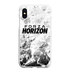 Чехол iPhone XS Max матовый Forza Horizon white graphite, цвет: 3D-белый