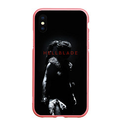 Чехол iPhone XS Max матовый Hellblade, цвет: 3D-баблгам