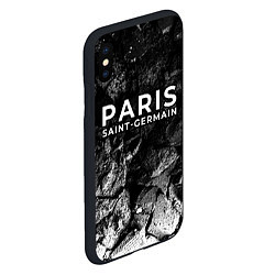 Чехол iPhone XS Max матовый PSG black graphite, цвет: 3D-черный — фото 2