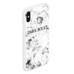 Чехол iPhone XS Max матовый Dark Souls dirty ice, цвет: 3D-белый — фото 2