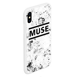 Чехол iPhone XS Max матовый Muse dirty ice, цвет: 3D-белый — фото 2