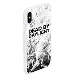 Чехол iPhone XS Max матовый Dead by Daylight white graphite, цвет: 3D-белый — фото 2