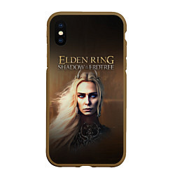Чехол iPhone XS Max матовый Elden ring - Middle Ages, цвет: 3D-коричневый