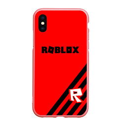 Чехол iPhone XS Max матовый Roblox geometry game, цвет: 3D-баблгам