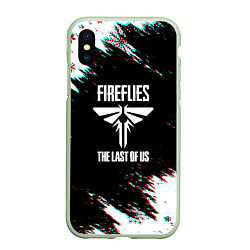 Чехол iPhone XS Max матовый The Last of Us winter, цвет: 3D-салатовый