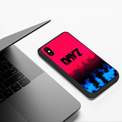 Чехол iPhone XS Max матовый Dayz камуфляж, цвет: 3D-черный — фото 2