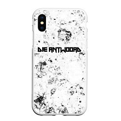 Чехол iPhone XS Max матовый Die Antwoord dirty ice, цвет: 3D-белый