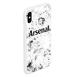 Чехол iPhone XS Max матовый Arsenal dirty ice, цвет: 3D-белый — фото 2