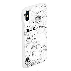 Чехол iPhone XS Max матовый Three Days Grace dirty ice, цвет: 3D-белый — фото 2