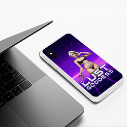 Чехол iPhone XS Max матовый Lust Goddess sexy Lorraine, цвет: 3D-белый — фото 2